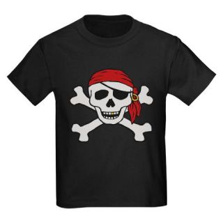  Funny Pirate Kids Dark T Shirt