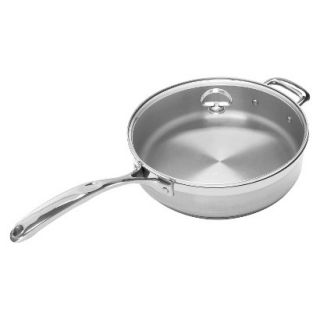 Chantal Induction 21 Steel 5qt Saute Skillet with Lid