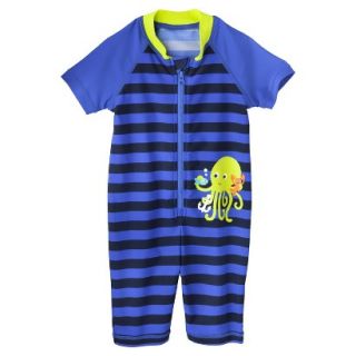 Just One You by Carters Infant Boys Octopus Full Body Rashguard   Royal 6 M