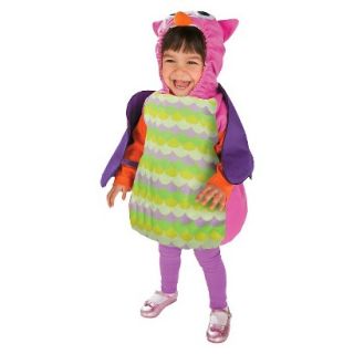 Toddler Plush Owl Vest Costume