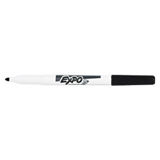 EXPO Fine Point Low Odor Dry Erase Marker   Black (12 Per Set)