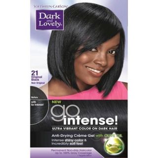 Dark and Lovely Ultra Vibrant Permanent Hair Color   21 Original Black