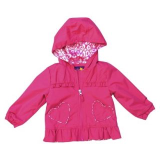 Pink Platinum Infant Toddler Girls Heart Pocket Jacket   Pink 4T
