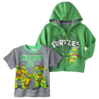 Teenage Mutant Ninja Turtles Infant Toddler Boys Tee Shirt and Hoodie Set  