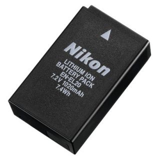 Nikon EN EL20 Rechargeable Li ion Battery for Nikon 1 J1   Black
