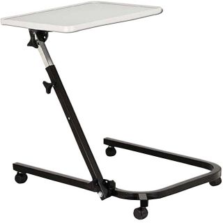 Drive Medical Pivot And Tilt Adjustable Overbed Table Tray