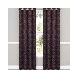 Eclipse Patricia Grommet Top Thermal Blackout Curtain Panel, Aubergine