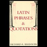 Latin Phrases and Quotations