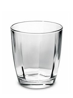 VIETRI Optical Smoke Grey Double Old Fashioned Glass   No Color