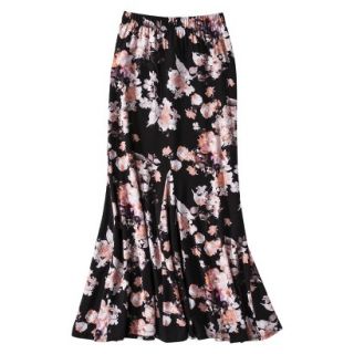 Xhilaration Juniors Godet Maxi Skirt   Flirty Floral XS(1)