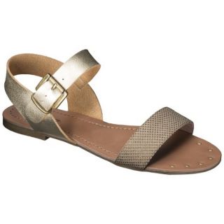 Womens Mossimo Supply Co. Lakitia Sandals   Gold 8