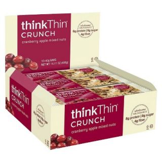 ThinkThin Crunch Nutrition Bar   Cranberry Apple Mixed Nuts (10 Bars)