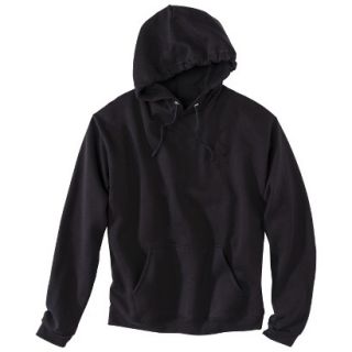 Hanes Premium Mens Fleece Hooded Sweatshirt   Black L