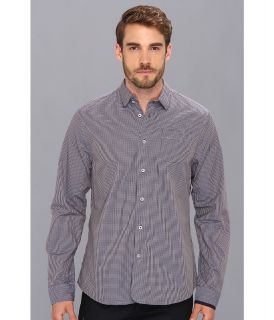 Descendant Of Thieves Two Tone Ginham L/S Woven Mens Long Sleeve Button Up (Gray)