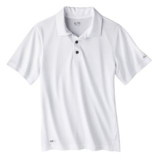 C9 by Champion Boys Short Sleeve Duo Dry Endurance Golf Polo   White L