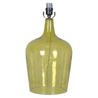 Threshold Artisan Glass Jug Lamp Base Large   Distant Lime (Includes CFL Bulb)