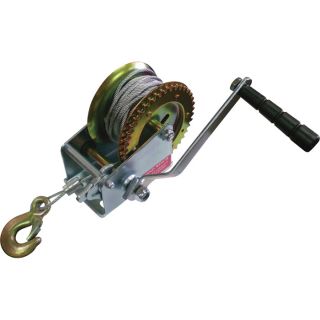 Ultra Tow Trailer Winch   1000 Lb. Capacity, Model 400065with Cable