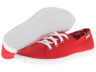 Volcom Festival Womens Lace up casual Shoes (Red)