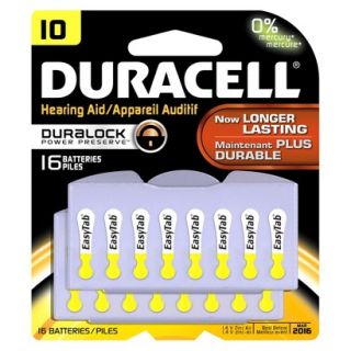 Duracell Hearing Aid Size 10   16 Pack