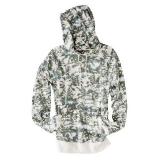 Mossimo Supply Co. Mens Long Sleeve Hooded Tee   Sour Cream/Green Camo S