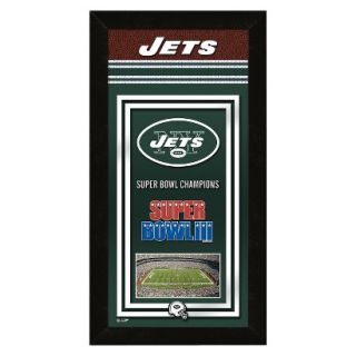 NFL New York Jets Framed Championship Banner