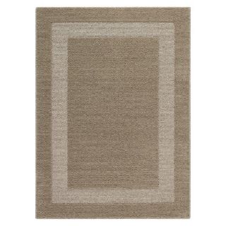 Maples Border Accent Rug   Brown (4x56)