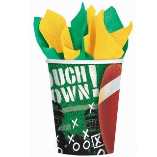 Football Frenzy 9 oz. Paper Cups
