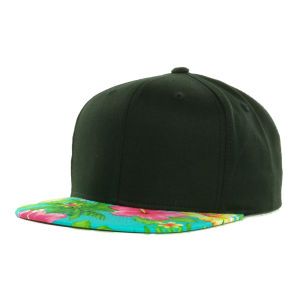 Top of the World Floral Visor Snapback Cap