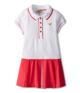 Armani Junior Tennis Dress w/ Pink Skirt Girls Dress (Red)