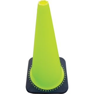 JBC Revolution Series Traffic Cone   Lime, 28 Inch
