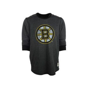 Boston Bruins NHL Long Sleeve Deconstructed Crew Sweatshirt