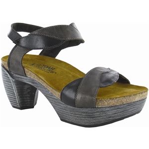 Naot Womens Union Black Gloss Black Pearl Shoes, Size 42 M   23005 NF6