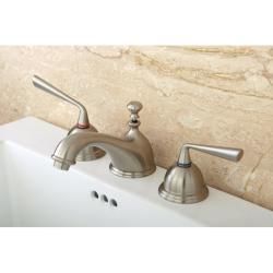 Satin Nickel Widespread Bathroom Faucet