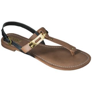 Womens Mossimo Avery T Strap Sandal   Cognac 11