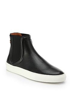 Givenchy High Top Leather Skate Shoes   Black