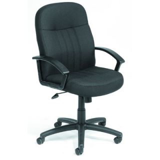Boss Office Products Mid Back Fabric Executive Chair B8306 XX Fabric Black