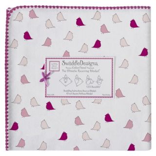 Swaddle Designs Ultimate Receiving Blanket   Very Berry Little Chickies