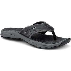 Sperry Top Sider Mens Outer Banks Thong Grey Sandals, Size 10 M   1049683