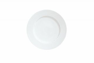 Syracuse China 10 7/8 Reflections Plate   Round, Aluma White