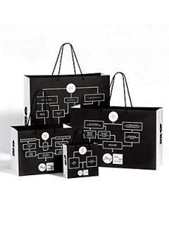 Proenza Schouler PS Large Mixed Media Courier Shoulder Bag   Black White