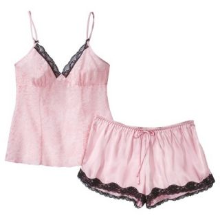 Gilligan & OMalley Womens Cami/Short Set   Pink XS