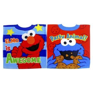 Neat Solutions Sesame Street Pullover Bib   Elmo/Cookie Monster (2 pack)