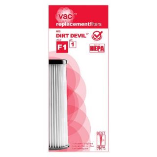 Dirt Devil Type F1 HEPA Vacuum Filter (1 Pack), AA40001
