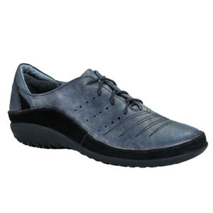 Naot Womens Kumara Steel Black Suede Shoes, Size 38 M   11450 225