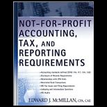 Not for Profit Accounting, Tax, and Reporting Requirements