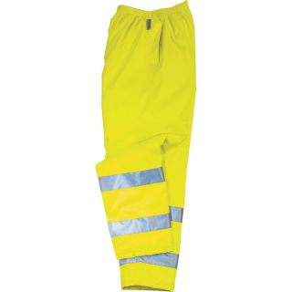 Ergodyne GloWear Class E Thermal Pants   Lime, Small, Model 8925