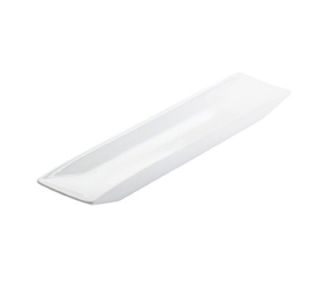 Cal Mil 18 Rectangular Platter   Porcelain, White