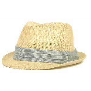 LIDS Private Label PL Straw Fedora With Band
