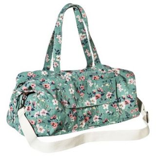 Mossimo Supply Co. Floral Weekender Handbag with Removable Strap   Mint