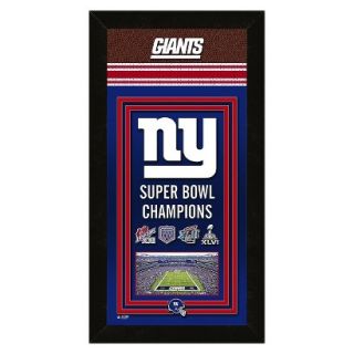 NFL New York Giants Framed Championship Banner